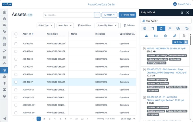 Assets - Documents Tab