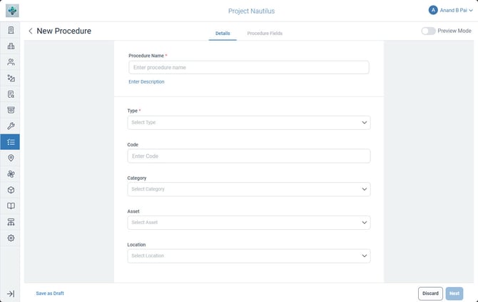 Procedures - Create Procedures